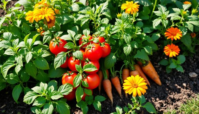 What vegetables grow best together
