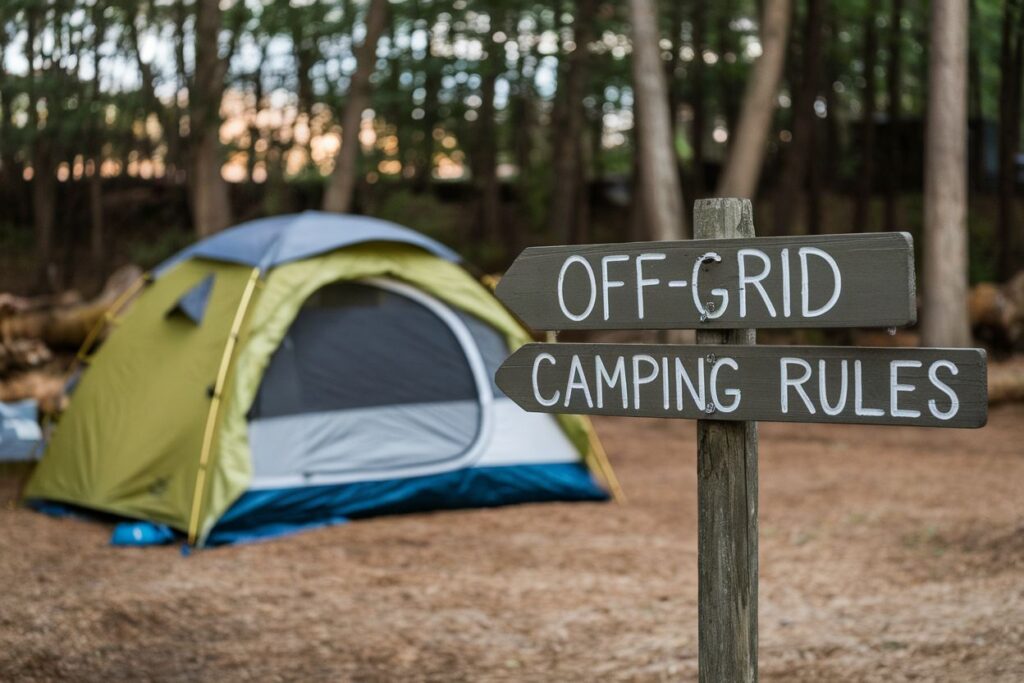 How to find off-grid camping spots