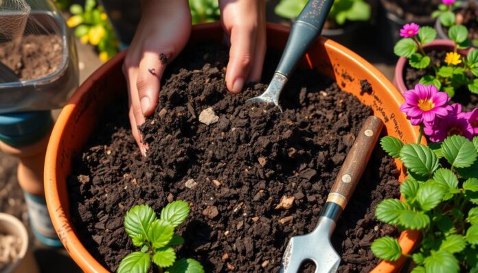 soil for container gardening